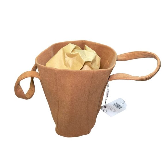 Thakoon Sweatshirt Tote Bag OS in Camel Caramel Brown | Rare NWT - Picture 6 of 6